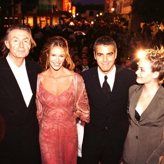 George Clooney, Alicia Silverstone, Elle MacPherson & Director Joel Schumacher.