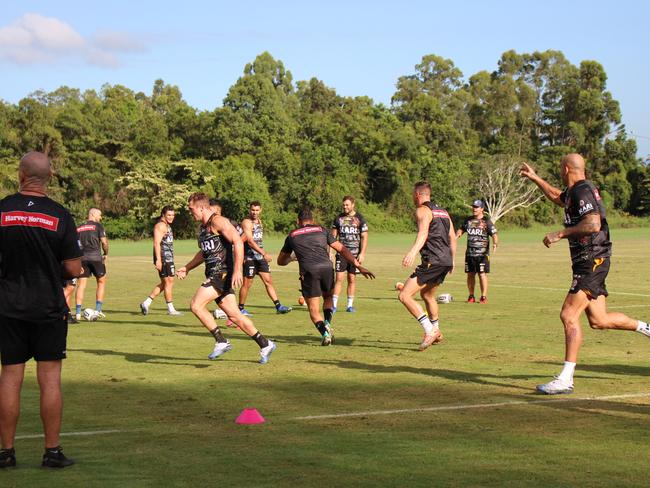 Indigenous All Stars players train at Somerset College.