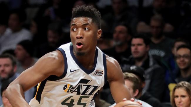 Simmons might be the favourite, but Utah Jazz young gun Donovan Mitchell has his admirers in the ROY race. Picture: Getty Images/AFP