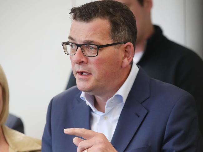 MELBOURNE, AUSTRALIA - NewsWire Photos, NOVEMBER 17, 2022. The Premier, Daniel Andrews,  makes an announcement at Your Community Health in Northcote.  Picture: NCA NewsWire / David Crosling