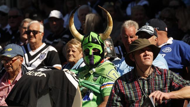 Crowd at the memorial service for Tommy Raudonikis at the Sydney Cricket Ground. Picture: Jonathan Ng