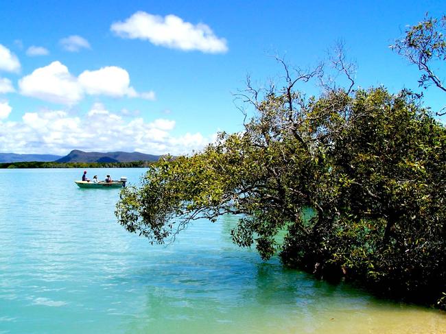 Fishing off Clearview Island near Mackay.