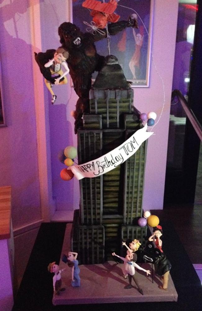 Tom Hiddleston’s King Kong birthday cake.