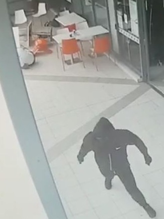 CCTV of the attack on Ahmad at Bankstown Centro in April 2016.