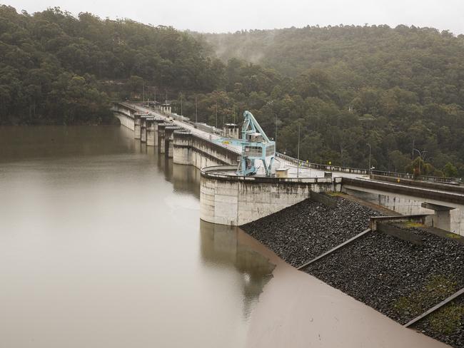 Secret government briefings have warned lowering Warragamba’s storage level could lead to permanent drought. Picture: NCA Newswire / Gaye Gerard