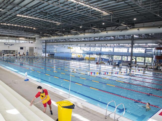 There have been lighting upgrades at Ryde Aquatic Centre.