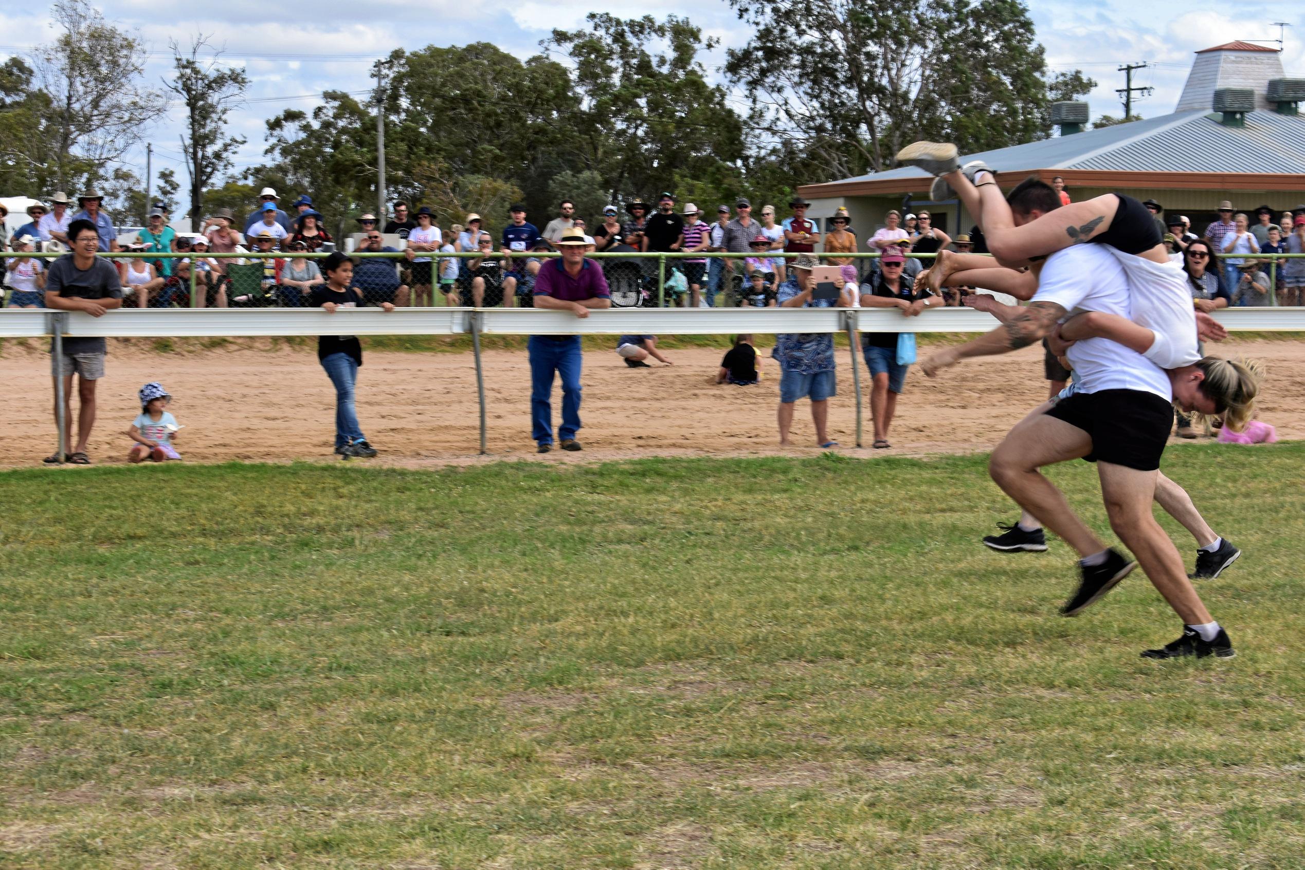 home stretch of wife carrying final