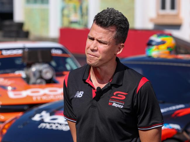 Matthew Ramsden speaking ahead of the new Boost Mobile Pro Drift event at the 2024 Gold Coast 500. Picture: Kass Brumley/EDGE Photographics.