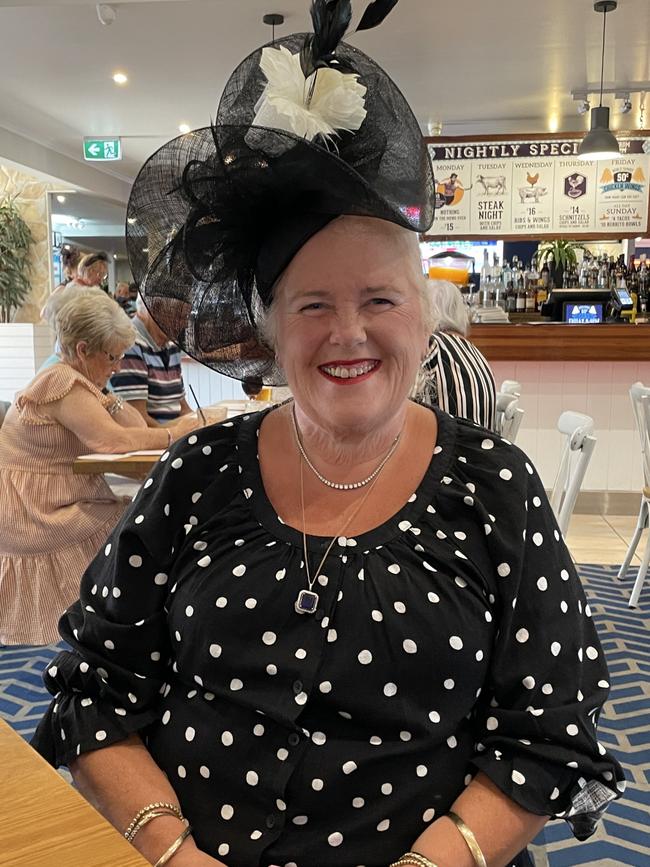 Melbourne Cup in Port Macquarie: Sharon Spooner at Settlers Inn.