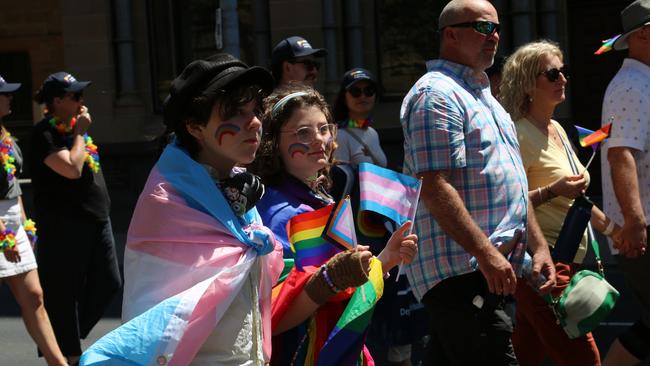 TasPride pride march Hobart 2025. Picture: Elise Kaine