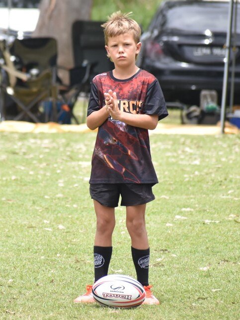 Action from the Red Rooster Junior Touch Carnival at Cyril Connell Fields, Rockhampton, on November 5, 2022.