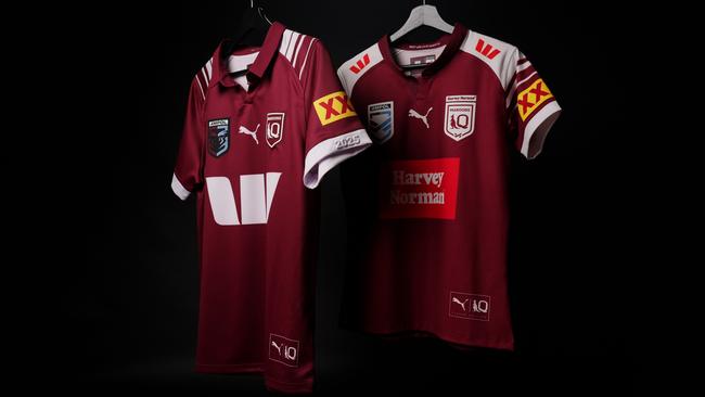 Queensland Maroons State of Origin jersey for this years series pays respect to the 1995 team that won the series three nil and was coached by Paul Vautin Picture QRL