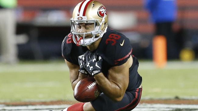 Jarryd Hayne had a nightmare start to his NFL career but he has put it behind him.