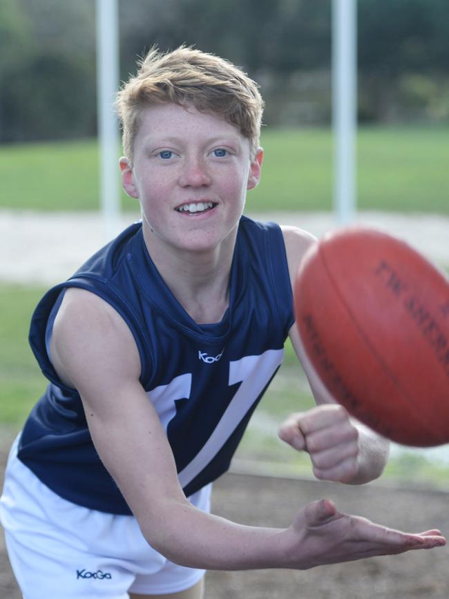 Matt Rowell was a rising star as a junior in the Yarra Junior Football League. 