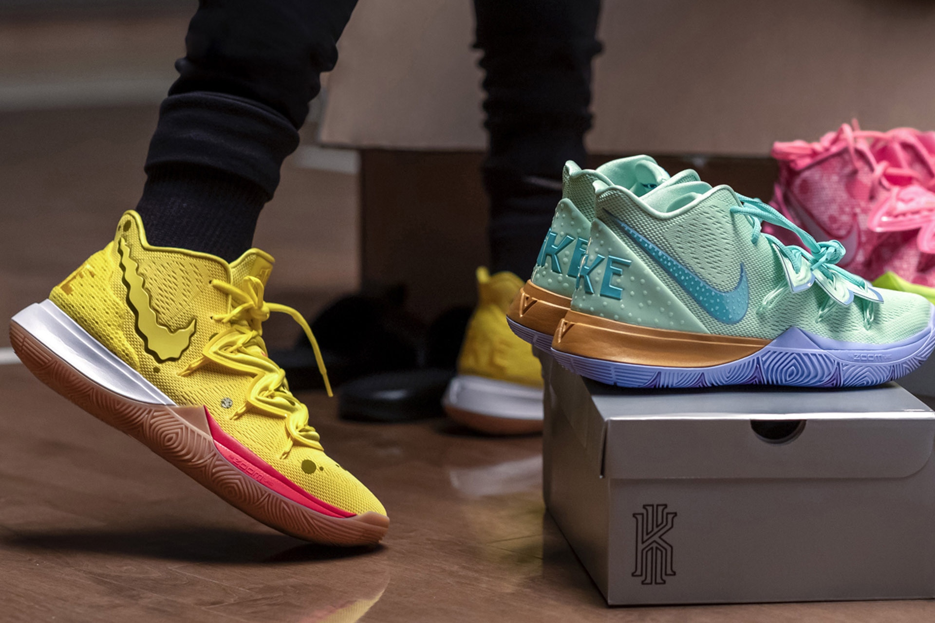 paul george spongebob shoes