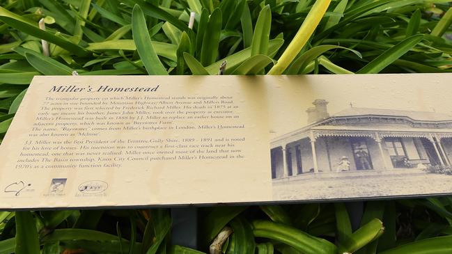 The history of the Miller’s Homestead. Picture: James Ross.