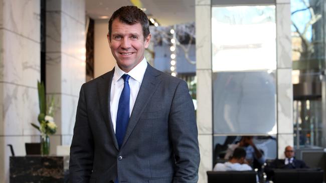 21/07/2017: Former NSW Premier Mike Baird at NAB in Sydney. He is working at NAB as head of institutional banking.Pic by James Croucher