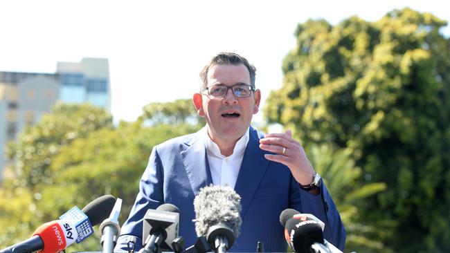 Former Victorian Premier Daniel Andrews was a very good communicator, enabling him to skate through political controversies, scandals and more than the whiff of corruption. Picture: NCA NewsWire / Andrew Henshaw