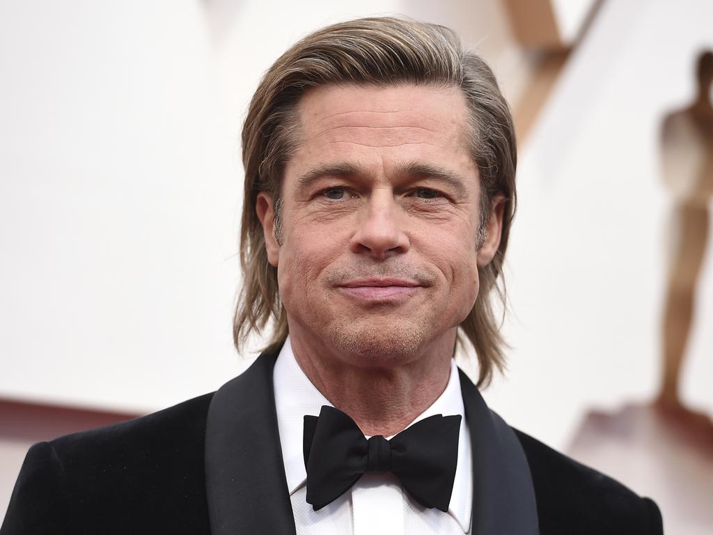 Brad Pitt was on the red carpet Once Upon A Time ... and now he’s back and likely to pick up a gold statuette for Best Supporting Actor. Picture: AP