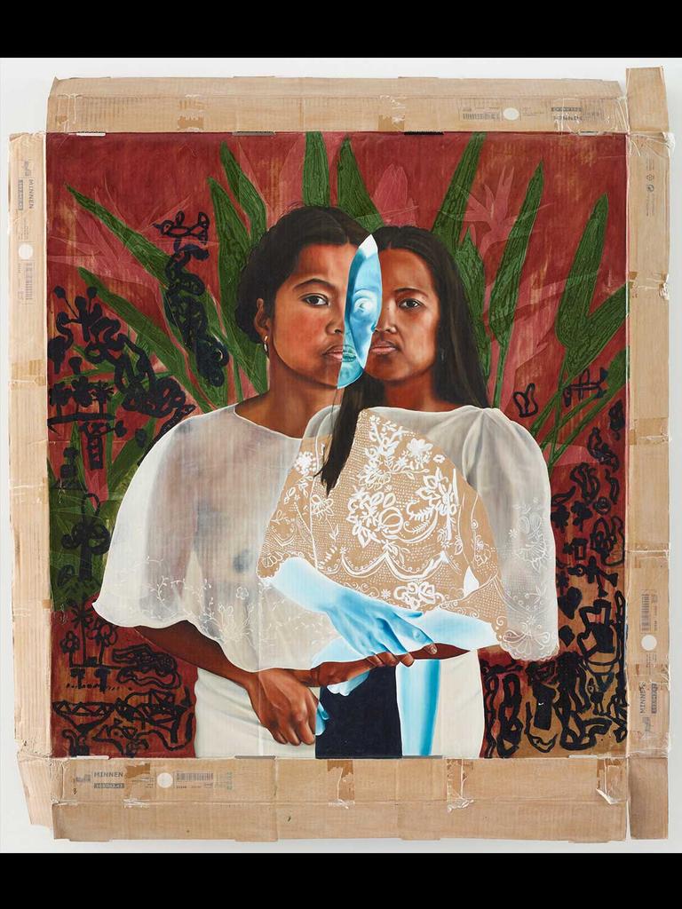 Marikit Santiago: Filipiniana (self-portrait in collaboration with Maella Santiago Pearl).