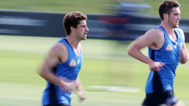 Tom Liberatore goes through his paces at training. Pic: Michael Klein