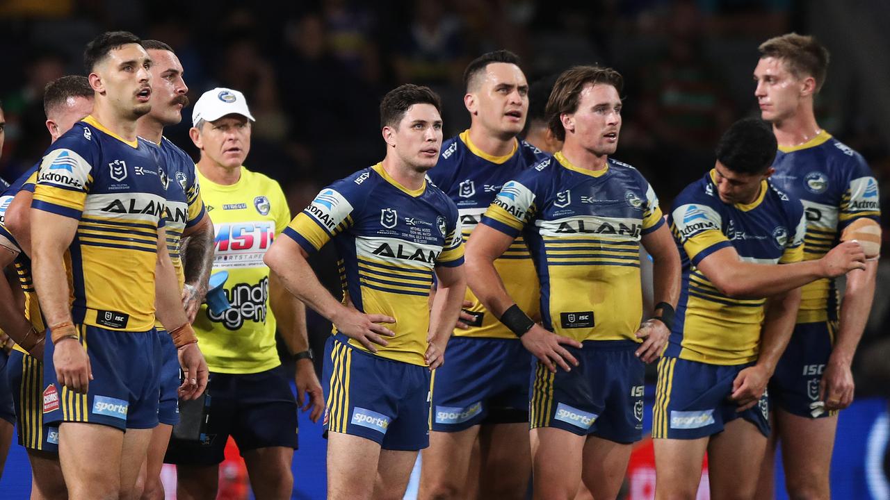 Eels have been cleared to name 21 players for Magic Round this weekend. Picture: Brett Costello