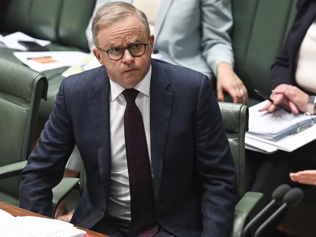 CANBERRA, AUSTRALIA, NewsWire Photos. NOVEMBER 27, 2023: The Prime Minister, Anthony Albanese during Question Time at Parliament House in Canberra. Picture: NCA NewsWire / Martin Ollman