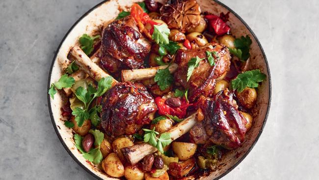 Lambshanks from ONE by Jamie Oliver. Picture: Paul Stuart