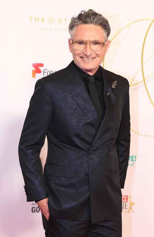 Masked Singer panellist Dave Hughes attends the 62nd TV Week Logie Awards. Picture: Getty