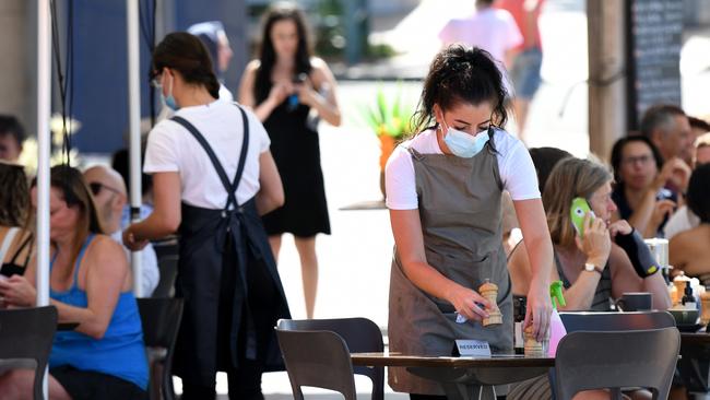 Health officials urge Sydneysiders to remain vigilant with QR code check-ins, with fears an unidentified positive case may be in the community. Picture: NCA NewsWire/Bianca De Marchi