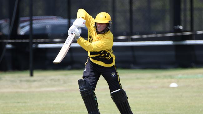 Jake Alsop made an unbeaten 134 for Grovedale. Picture: Wes Cusworth.