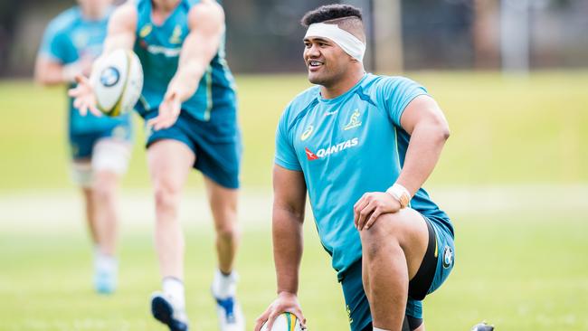 Wallabies hooker Jordan Uelese will gain motivation from the dying words of his aunty. Picture: Stuart Walmsley/RUGBY.com.au