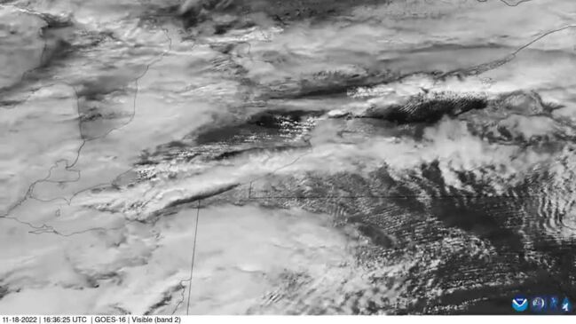 Satellite Imagery Shows Winter Storm Dumping Feet of Snow on Lake Erie