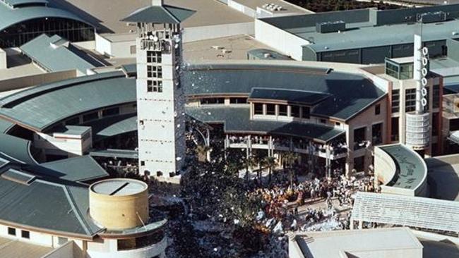 1996: Crowds at Robina Town Centre on opening day, April 1996. Picture supplied by Gold Coast Local Studies Library.