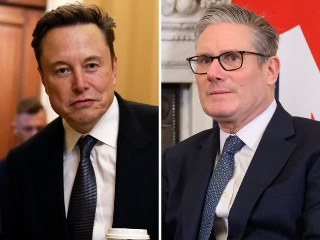 Elon Musk and Keir Starmer