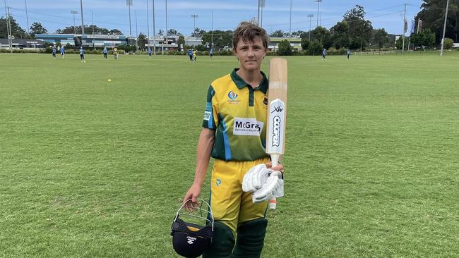 Cooper Williams has been outstanding with the bat for North Coastal. Picture: supplied