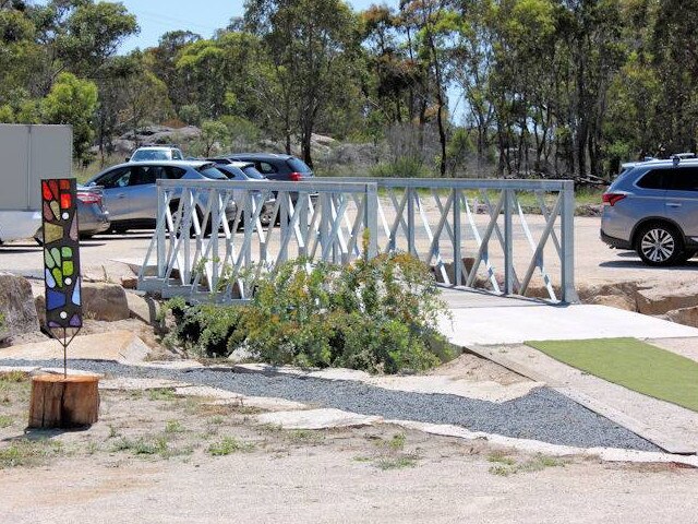 The sister bridge in Amiens, Queensland (near Stanthorpe) that is a smaller version of the memorial bridge being planned in recognition of Australian Sappers in Amiens, France. Pic: Supplied