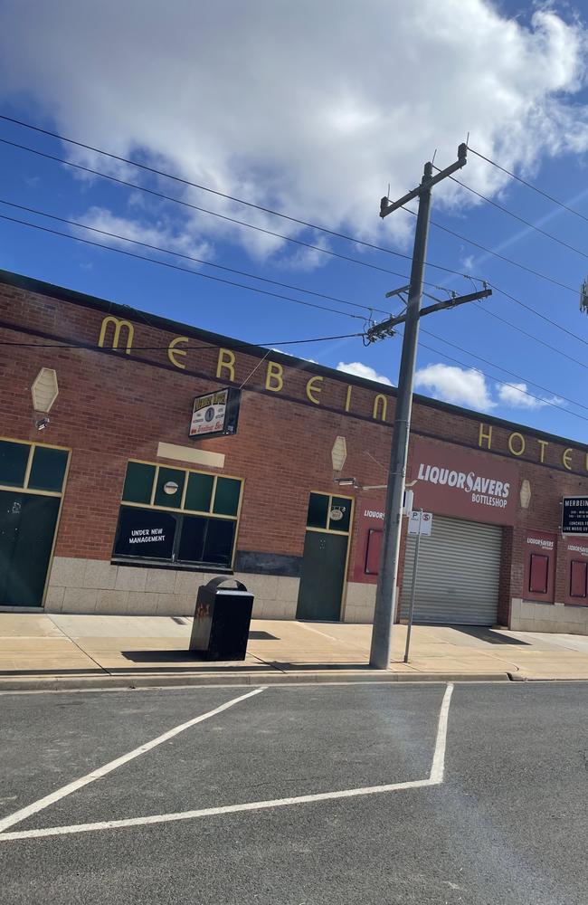 The Merbein Hotel on Game St has been forced to close.