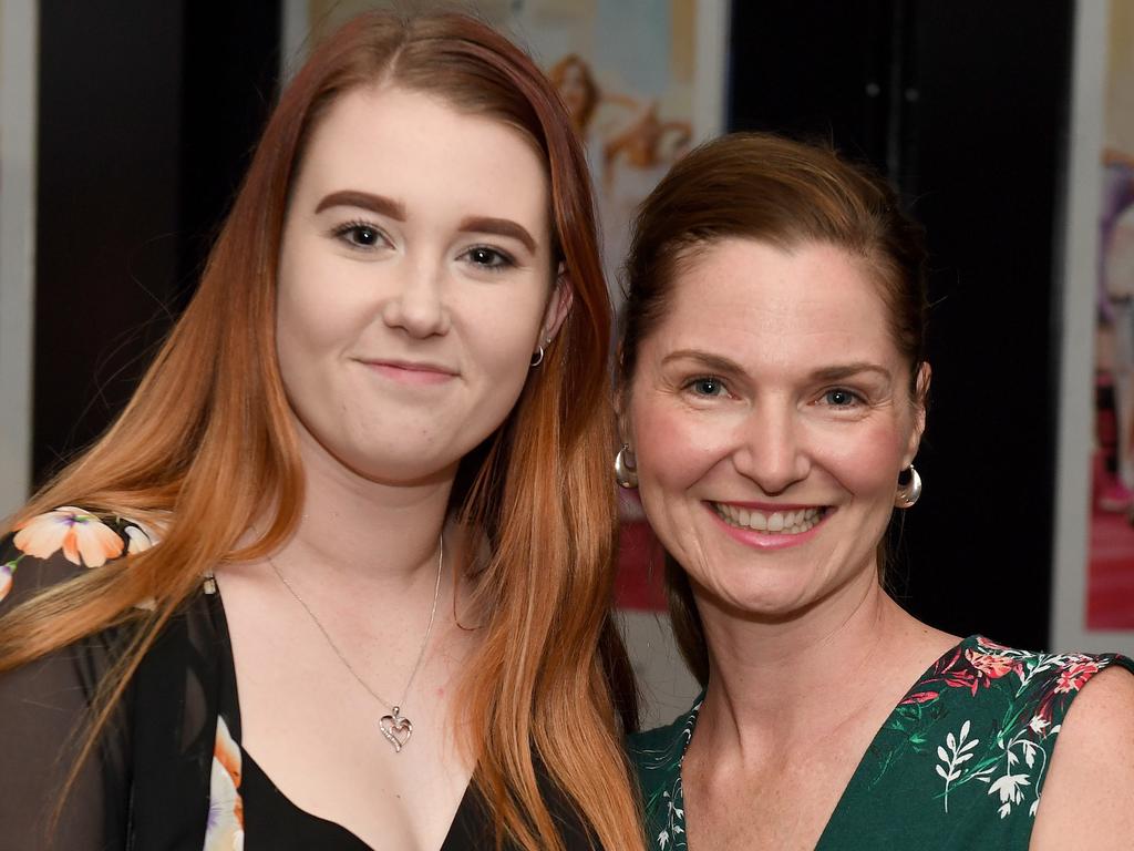 Briana Denneny and Cassie Brian at the Spanish Film Festival media launch pre-screening drinks at Palace Nova Cinema in the city. Picture: Naomi Jellicoe