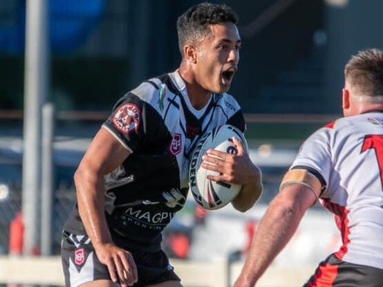 Augustus Rangihuna in action for Magpies. Picture: Supplied