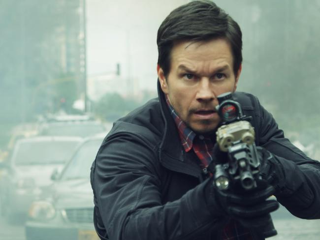 Mark Wahlberg in a scene from Mile 22. Picture: STXfilms via AP