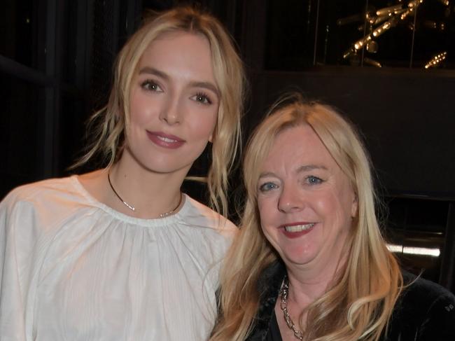 LONDON, ENGLAND - APRIL 27:  Jodie Comer and Playwright Suzie Miller attend the press night after party for "Prima Facie" at The Londoner Hotel on April 27, 2022 in London, England. (Photo by David M. Benett/Dave Benett/Getty Images)