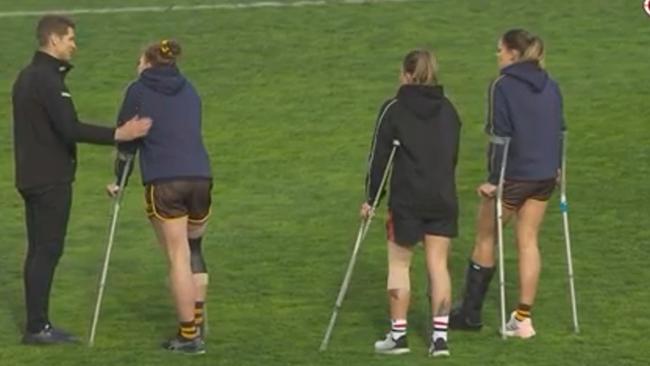 Grim picture sums up AFLW injury carnage