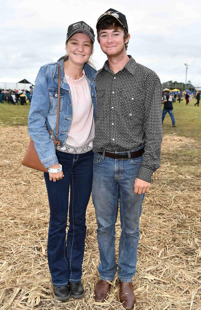 Montana Weder and Nathan Davis at Lighthouse Country Music Festival, Burnett Heads. Picture: Patrick Woods.