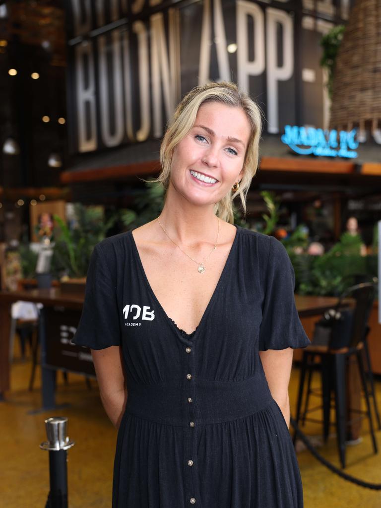 Courtney Primmer at the M.O.B Academy Charity Lunch Edgewater Dinner and Lounge Capri on Via Roma for Gold Coast at Large. Picture, Portia Large.