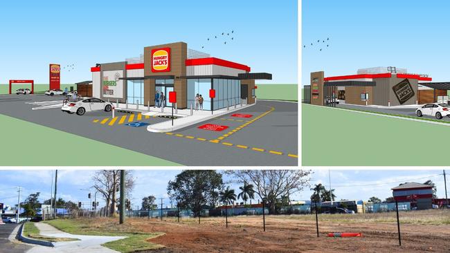 Hungry Jacks will be built on the corner of John and Lawrie Streets in Gracemere.