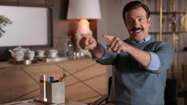 Jason Sudeikis in Ted Lasso.