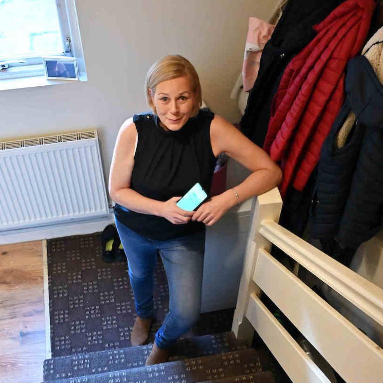 Beth fell down the stairs in her apartment and said she was out cold for three days. Picture: Triangle News