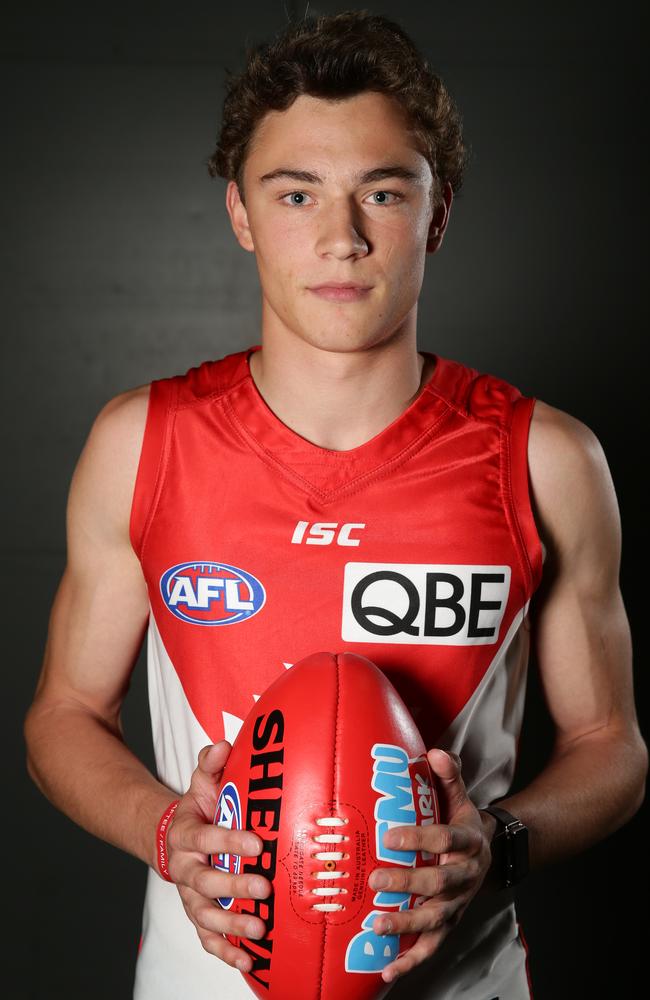 Will Hayward was drafted with pick 20 by the Sydney Swans at the 2016 AFL Draft held in Sydney. Picture: Jonathan Ng