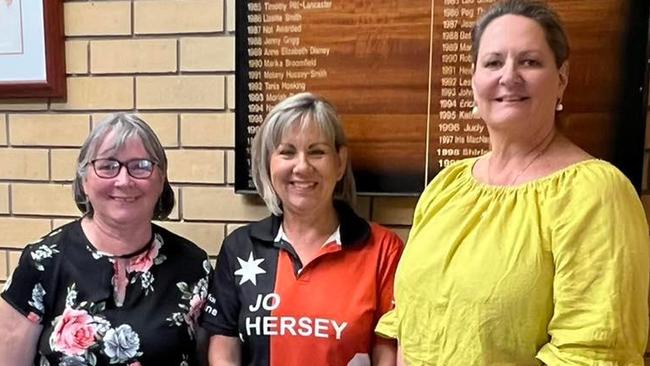 Katherine Mayor Lis Clark, Katherine MLA Jo Hersey, and Katherine Town Council CEO Ingrid Stonhill. Picture: Facebook